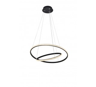 Cossata Twin Ring LED Pendant-Crystal Acrylic